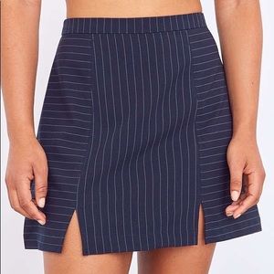 Urban Outfitters blue striped skirt